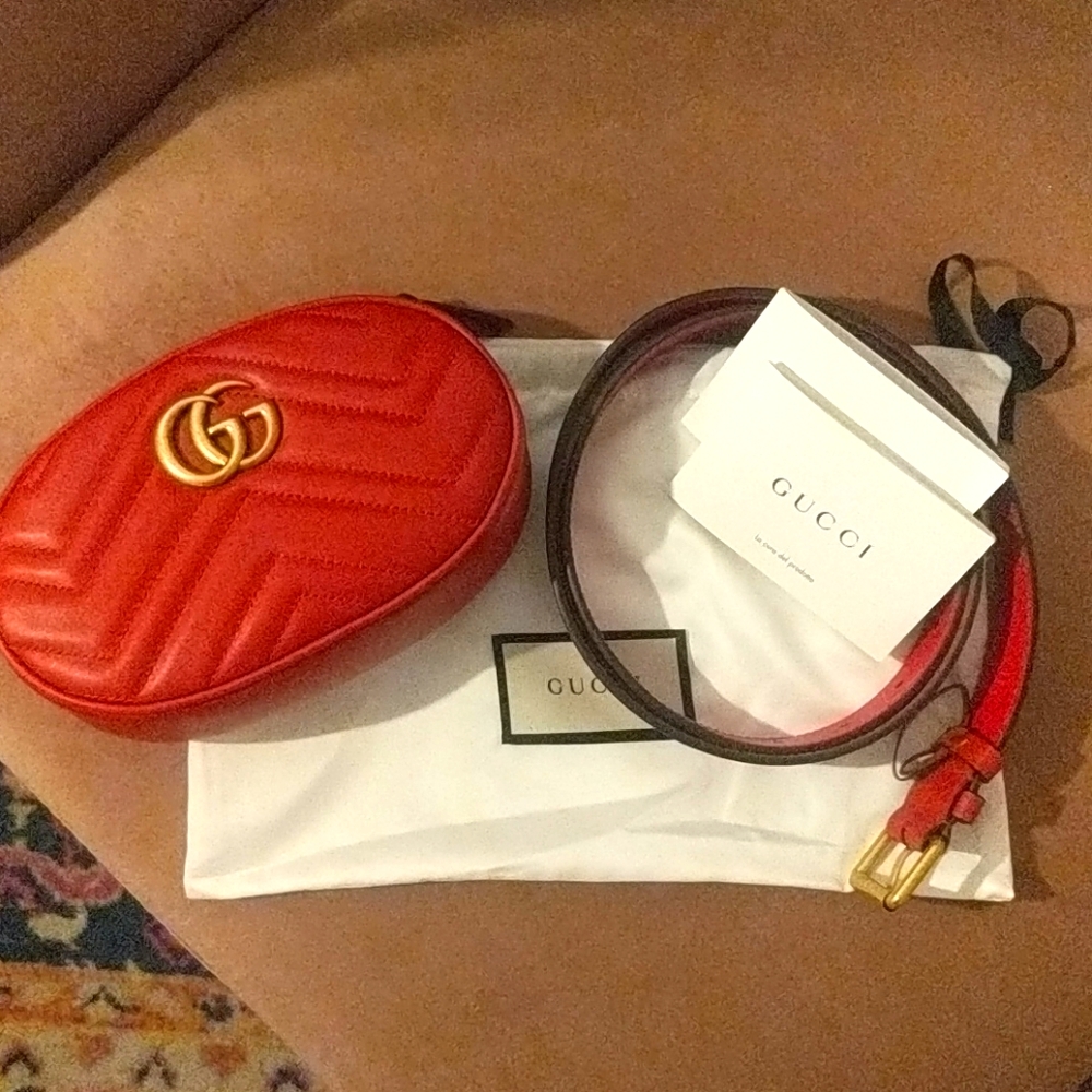 GG Marmont quilted-leather belt bag